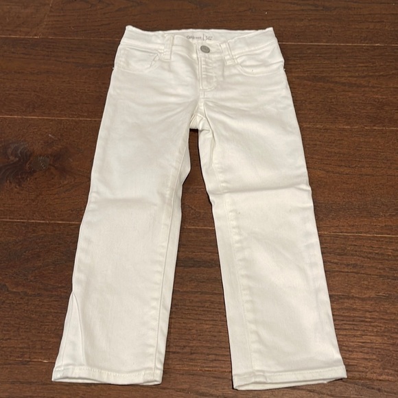GAP Boys Slim White Jeans Size 4 - Picture 1 of 5